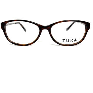Tura Eyeglasses Frames‎ Oval Brown Tortoise Mod. R512 52-15-135 H16955